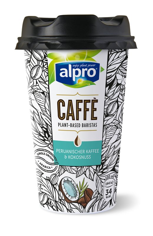 Einzigartiger Premium-Kaffee to go – 100 % Arabica-Kaffee trifft Alpro Drinks